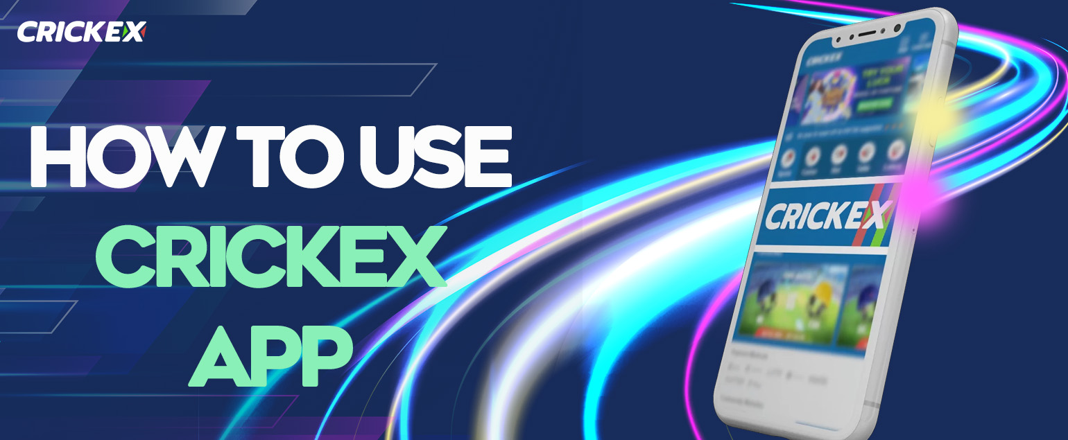 How to use crickex app